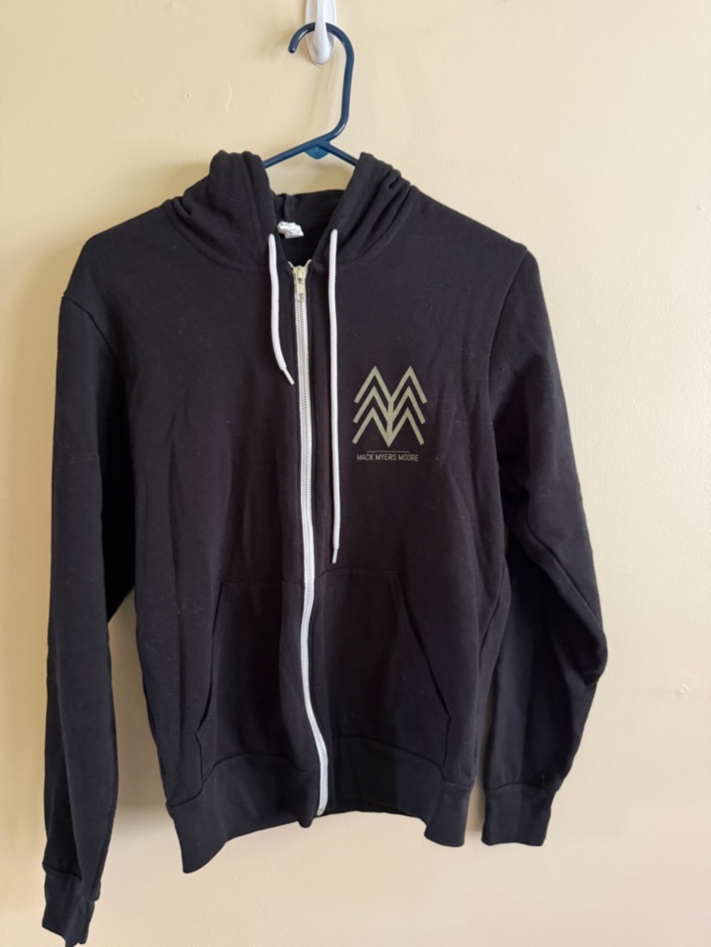 Bella Canvas Black Zip-Up Mack Myers Moore